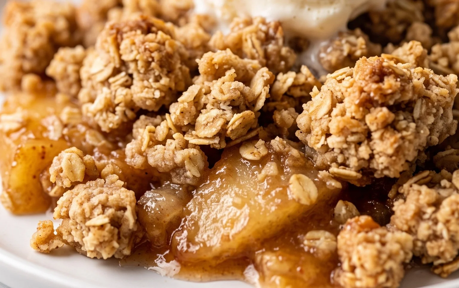 Einfacher Apfel-Crumble Rezept